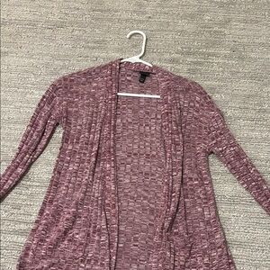 Art Class Purple Cardigan Sweater